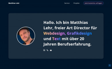 http://www.matthiaslehr.de screenshot
