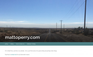 mattoperry.com screenshot