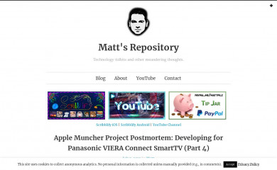 mattpilz.com screenshot