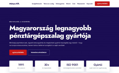 matyuskft.hu screenshot