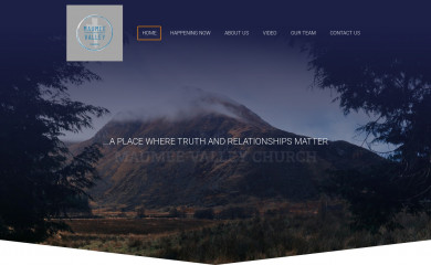 maumeevalleychurch.net screenshot