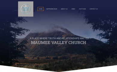 maumeevalleychurch.net screenshot