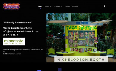 maundentertainment.com screenshot