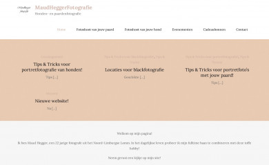 maudheggerfotografie.nl screenshot