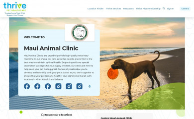 mauianimalclinic.com screenshot