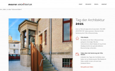 maurer-architektur.de screenshot