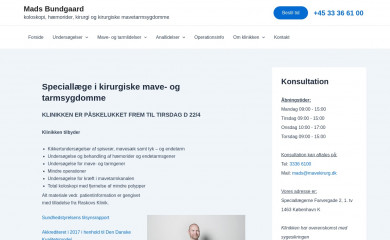 mavekirurg.dk screenshot