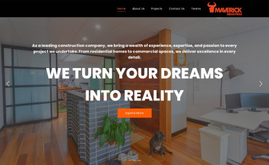 maverickindustries.com.au screenshot
