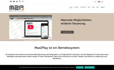 max2play.com screenshot