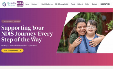 maxabilityservices.com.au screenshot