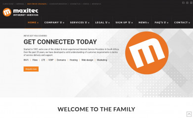 maxitec.co.za screenshot