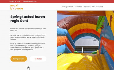 maxibounce.be screenshot