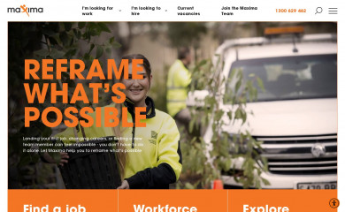 maxima.com.au screenshot