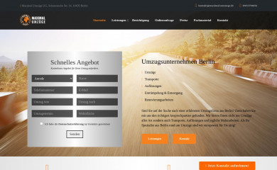 maximal-umzuege.de screenshot