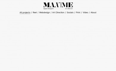 maximelucet.fr screenshot