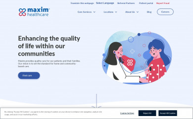maximhealthcare.com screenshot