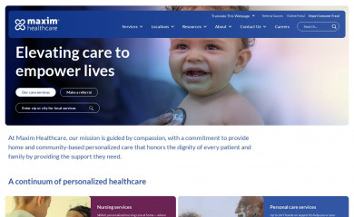 maximhealthcare.com screenshot
