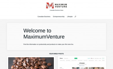 maximumventure.ca screenshot