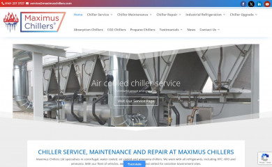 maximuschillers.com screenshot