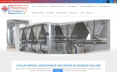 maximuschillers.com screenshot