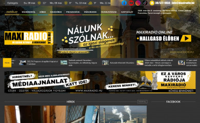 maxiradio.hu screenshot