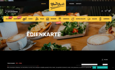 maxisushi.lv screenshot