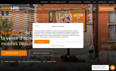 maxled.fr screenshot