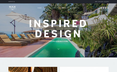 maxlivinganddesign.com screenshot