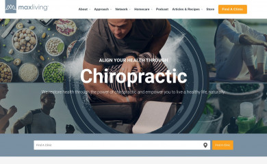 maxliving.com screenshot