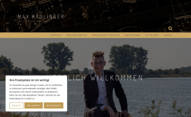 maxraedlinger.de screenshot