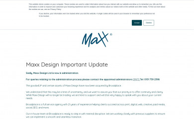 maxx-design.co.uk screenshot