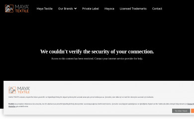 mayatekstil.com screenshot