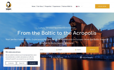 mayaflats.com screenshot