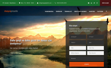 mayaplastik.com.tr screenshot