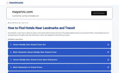 mayarinc.com screenshot