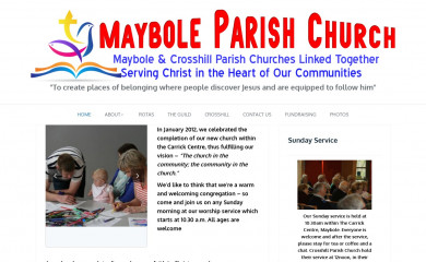 mayboleparishchurch.com screenshot