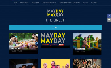 maydaymayday.be screenshot