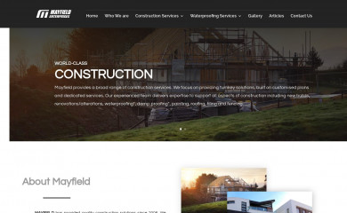 mayfield.co.za screenshot
