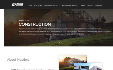 mayfield.co.za screenshot