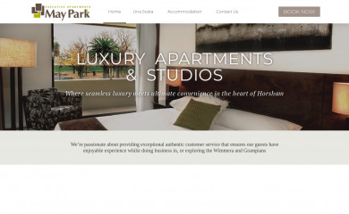 maypark.com.au screenshot