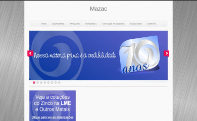 mazac.com.br screenshot