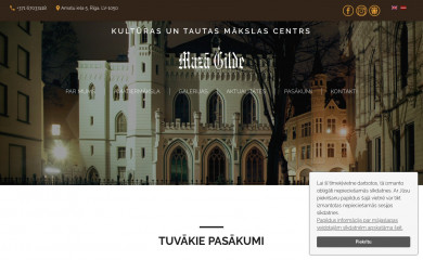 mazagilde.lv screenshot
