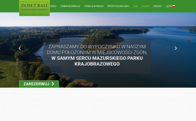 mazurydomzbali.pl screenshot