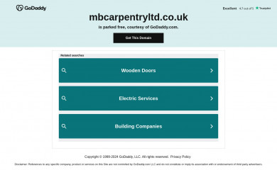 mbcarpentryltd.co.uk screenshot