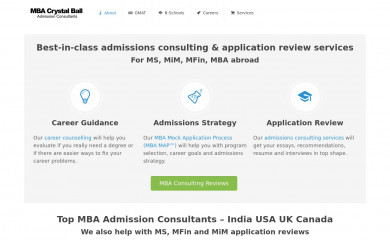 mbacrystalball.com screenshot