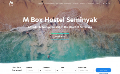 mboxseminyak.com screenshot