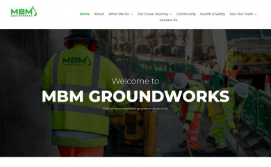 mbmgroundworks.co.uk screenshot