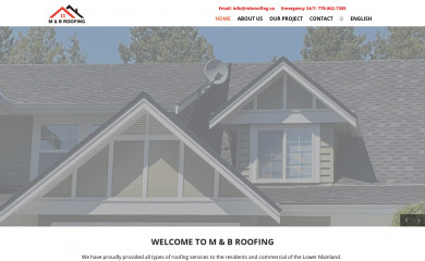 mbroofing.ca screenshot