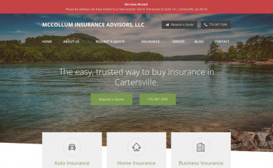 mccolluminsuranceadvisors.com screenshot