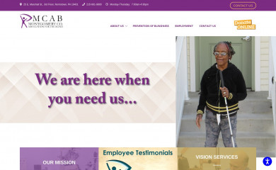 mcab.org screenshot